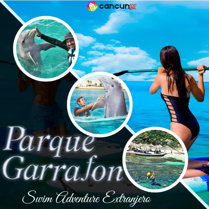 Garrafón Swim Adventure Nacional con delfines en Isla Mujeres