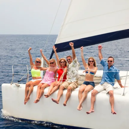 Garrafón Swim Adventure Extranjero con delfines en Isla Mujeres